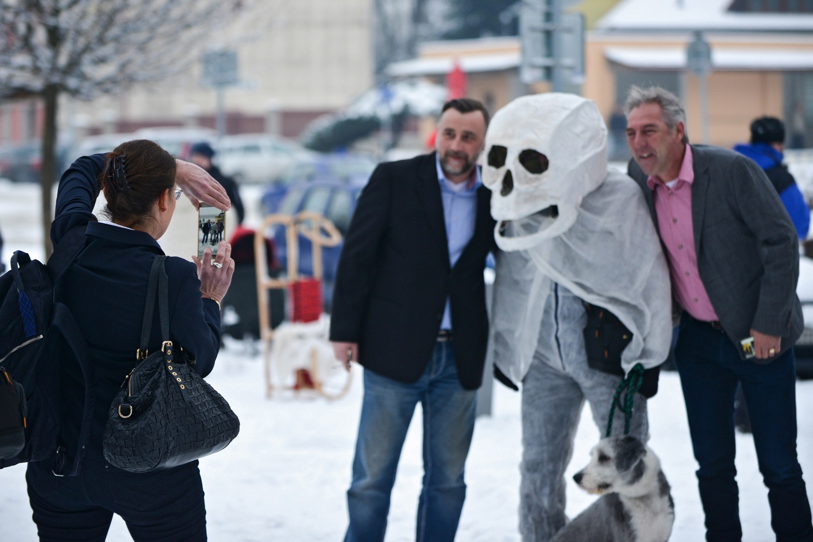 Xenophobic group meet in Roztoky near Prague