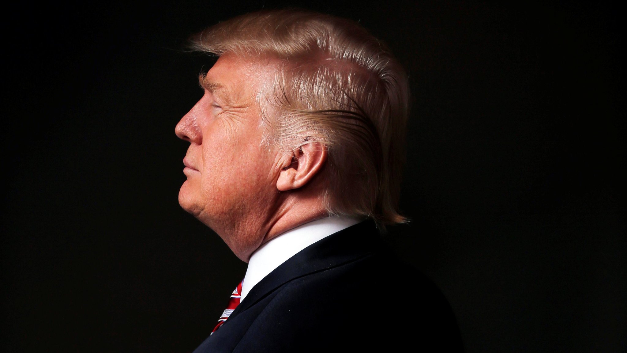 Republican U.S. presidential candidate Donald Trump poses for a photo after an interview with Reuters in his office in Trump Tower, in the Manhattan borough of New York City