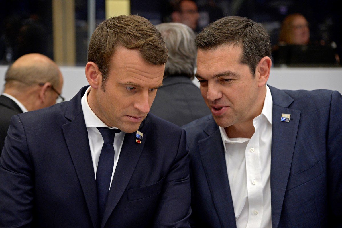 Tsipras Macron 