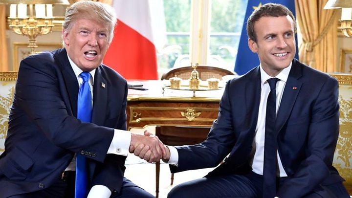 Trump Macron