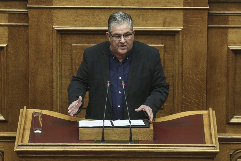 Προπηλακισμό του Δημήτρη Κουτσούμπα καταγγέλλει το ΚΚΕ