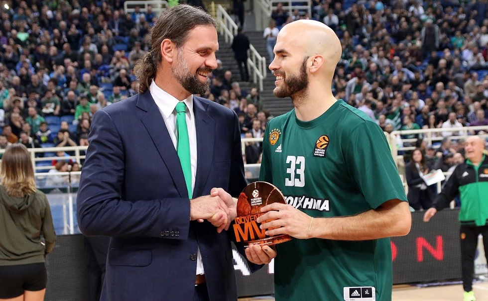 Βραβεύτηκε ο MVP Καλάθης για τις μαγικές εμφανίσεις του Νοεμβρίου