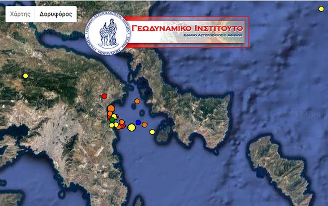 14 μικροσεισμοί τις τελευταίες 12 ώρες στην Αττική