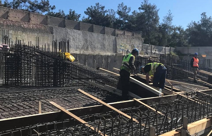 ΑΕΚ : Τοποθετείται η πρώτη εξέδρα στην «Αγιά Σοφιά» (pics)