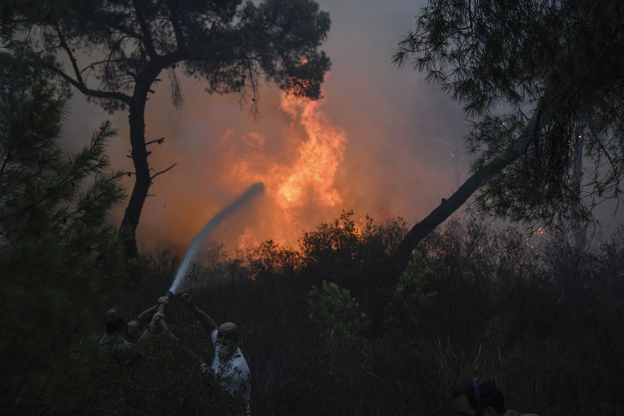 Φωτιά τώρα: Υπό έλεγχο η πυρκαγιά στο Γραμματικό