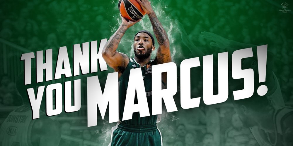 ΚΑΕ Παναθηναϊκός για Ντένμον: «Thank you Marcus»! (pic)