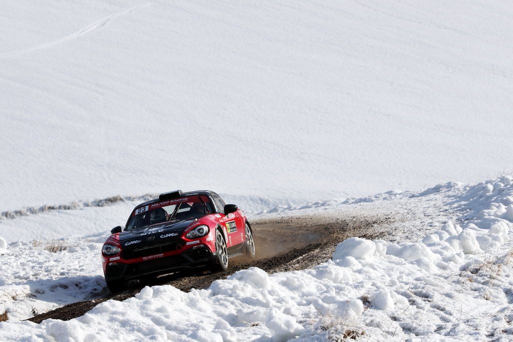 Το Abarth 124 Rally μετείχε στο ράλι Μόντε Κάρλο