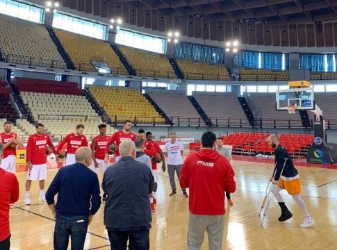 Ολυμπιακός: Στο ΣΕΦ ο Σπανούλης (pics)