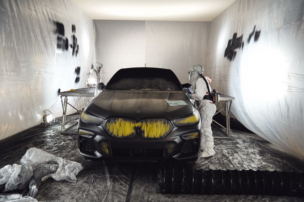 BMW X6 Vantablack