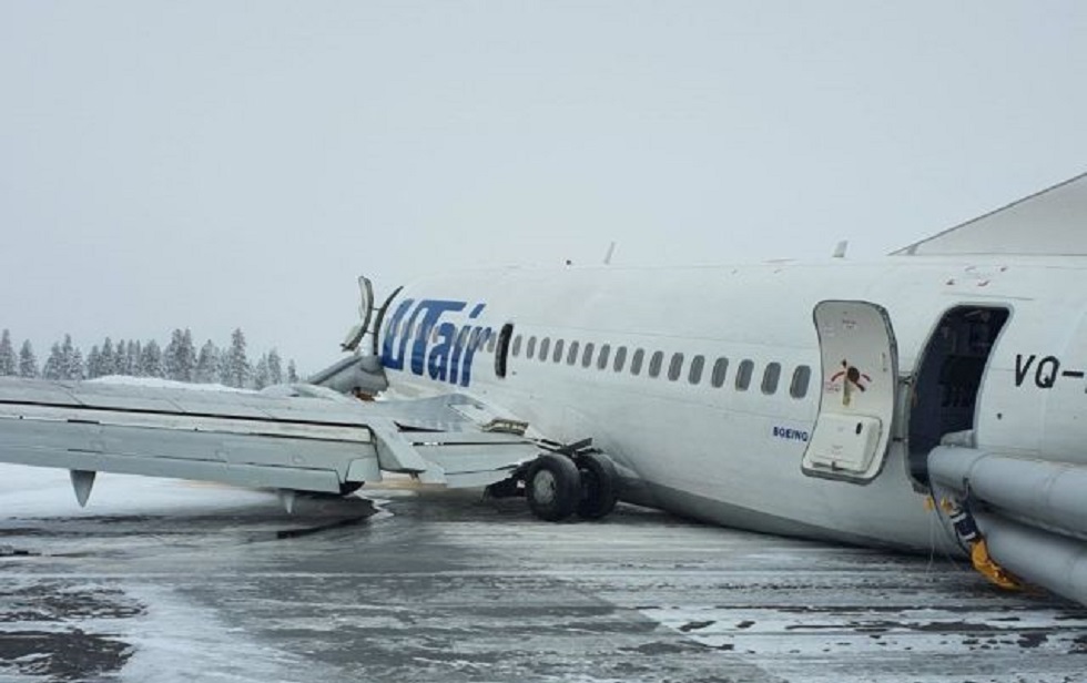 Ανώμαλη προσγείωση Boeing σε αεροδρόμιο της Ρωσίας