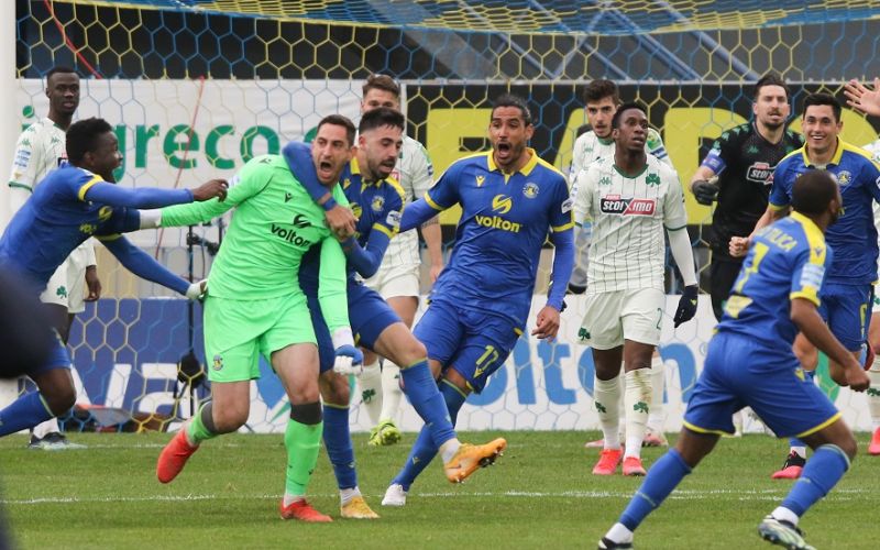 Asteras Tripolis 2-2 Panathinaikos: Goalkeeper Papadopoulos scored with a goal in 97 97 (vid)