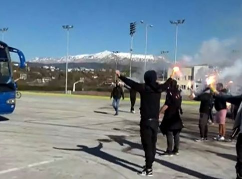 ΠΑΣ: Αποθεωτική υποδοχή στα Γιάννενα! (vid)