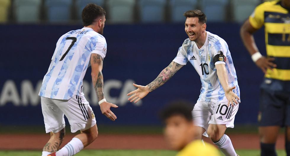Αργεντινή – Εκουαδόρ 3-0: Ο Μέσι έστειλε στα ημιτελικά την «αλμπισελέστε»