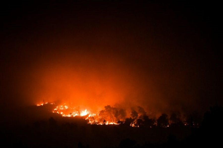 Φωτιά στα Βίλια – Μεγάλη εστία στο Καραούλι – Εκκενώνεται ο οικισμός Πανόραμα