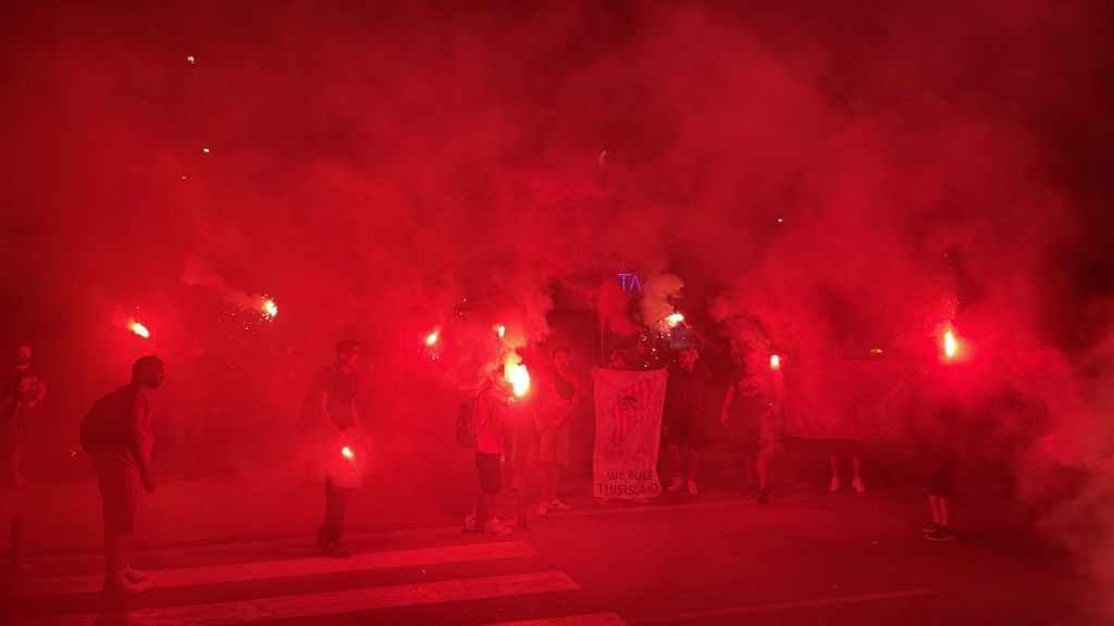 «Θερμή» υποδοχή του Ολυμπιακού στη Ρόδο