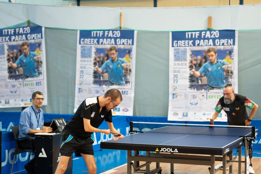 ITTF Fa20 Greek Para Open: Όλοι οι νικητές στο αγώνισμα του απλού