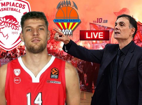 LIVE: Ολυμπιακός – Βαλένθια 82-83 (Τελικό)