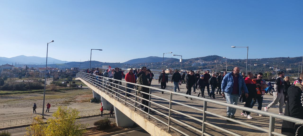 Η «ερυθρόλευκη» λαοθάλασσα στο Πανθεσσαλικό (pics+vids)