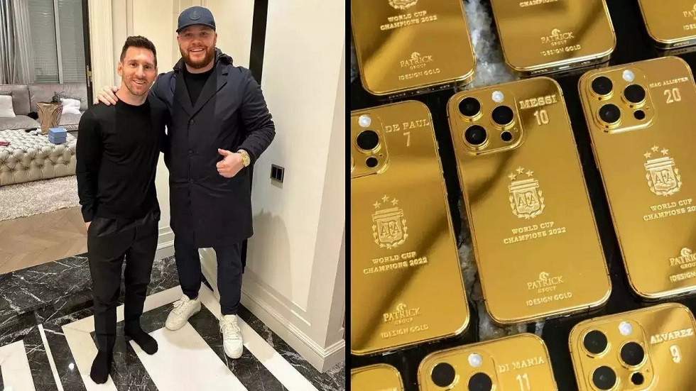 Αργεντινή: Ο Μέσι έκανε δώρο χρυσά iPhone στους συμπαίκτες του και το τιμ της «αλμπισελέστε» (pic)