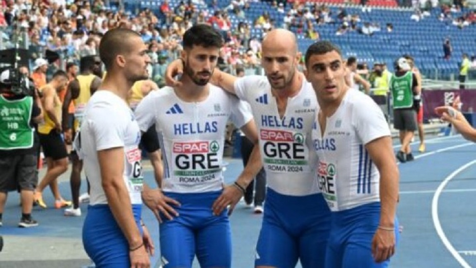 Ρώμη 2024: Στον τελικό του 4×100μ. ανδρών η ελληνική ομάδα