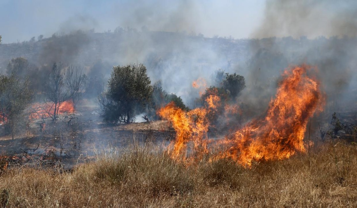 Ασπρόπυργος: Φωτιά σε χαμηλή βλάστηση στην περιοχή Ρουπάκι