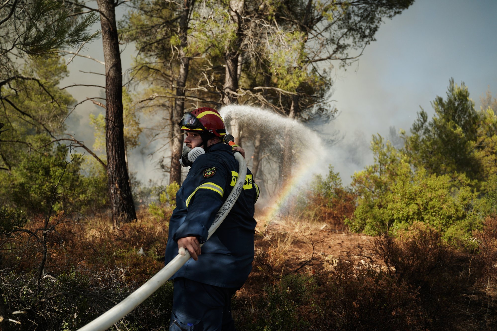 Φωτιά τώρα στον Κουβαρά Αττικής – Ήχησε το 112