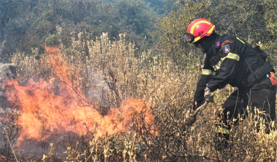 Φωτιά τώρα στο Παλαιόκαστρο Λάρισας – Στη μάχη και εναέρια μέσα