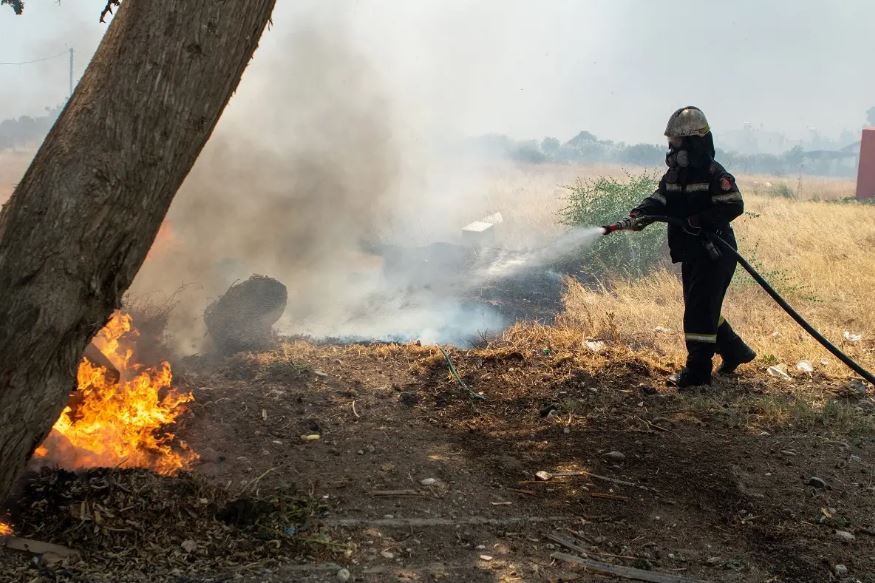 Φωτιά στην Αμαλιάδα σε αγροτική έκταση – Σηκώθηκαν τρία αεροσκάφη