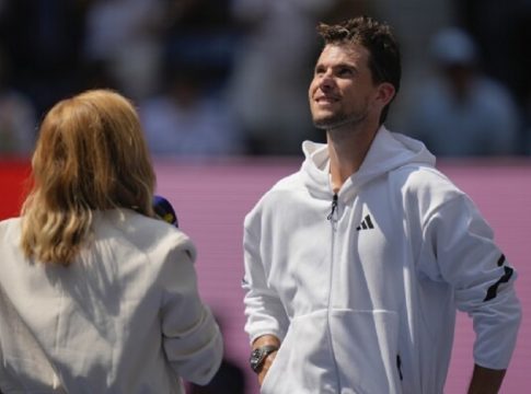 Τιμήθηκε στον τελευταίο αγώνα του στο US Open ο Ντομινίκ Τιμ