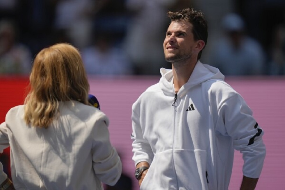 Τιμήθηκε στον τελευταίο αγώνα του στο US Open ο Ντομινίκ Τιμ