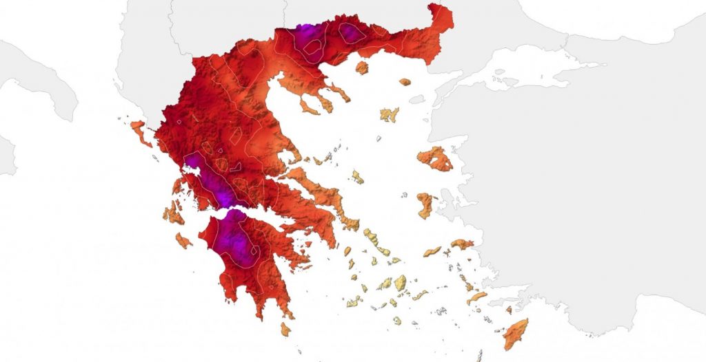 Η Ελλάδα έζησε φέτος το θερμότερο καλοκαίρι της από το 1960