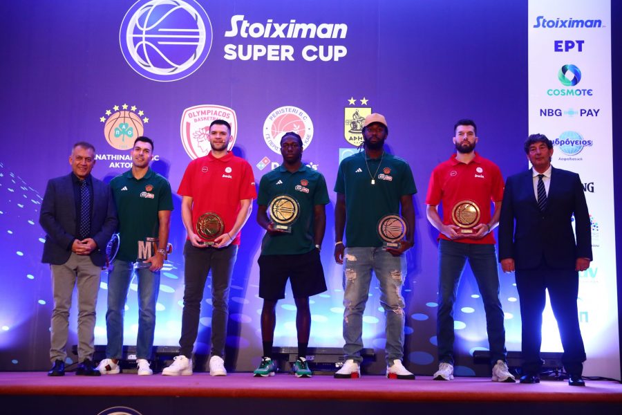 MVP της Basket League ο Σλούκας – Ναν, Πίτερς, Παπανικολάου και Λεσόρ στην καλύτερη πεντάδα (pics)