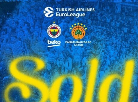 Η Φενέρμπαχτσε ανακοίνωσε sold out μία εβδομάδα πριν τον αγώνα με τον Παναθηναϊκό