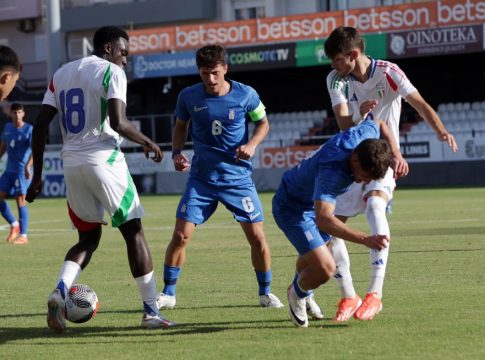 Euro U19: Ήττα-αποκλεισμός για την Εθνική Νέων από την Ιταλία (0-1)