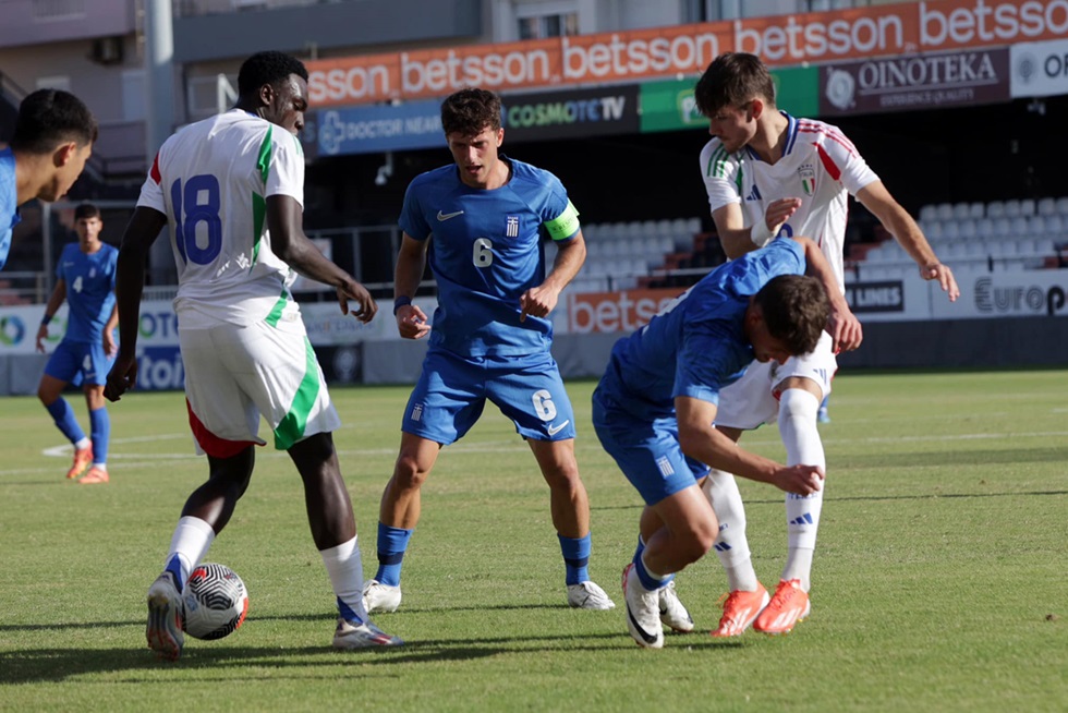 Euro U19: Ήττα-αποκλεισμός για την Εθνική Νέων από την Ιταλία (0-1)