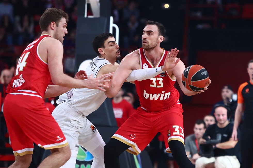 Η βαθμολογία της Euroleague μετά την ήττα του Ολυμπιακού (pic)