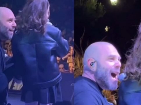 Μιχάλης Κουινέλης: Ανέβασε onstage την 6χρονη κόρη του Ανατολή και τραγούδησαν μαζί (vid)