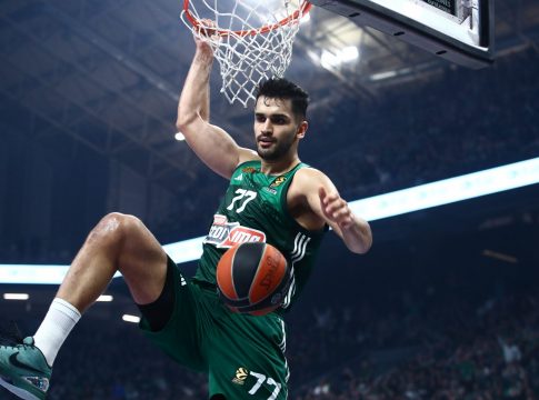 MVP της 19ης αγωνιστικής της Euroleague o Γιούρτσεβεν – Πρώτος του Παναθηναϊκού για φέτος