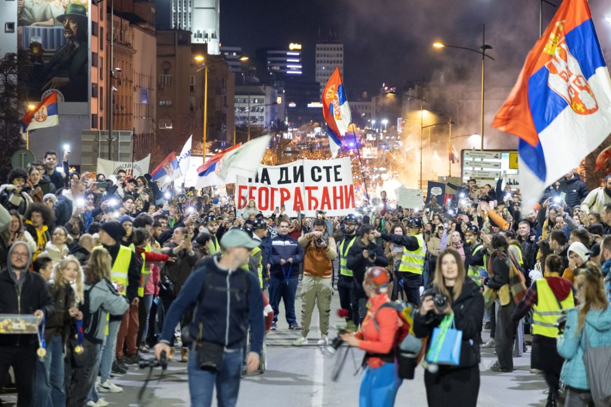 Οι φοιτητές του Βελιγραδίου έφτασαν στο Νόβι Σαντ – Αντιδράσεις Βούτσιτς