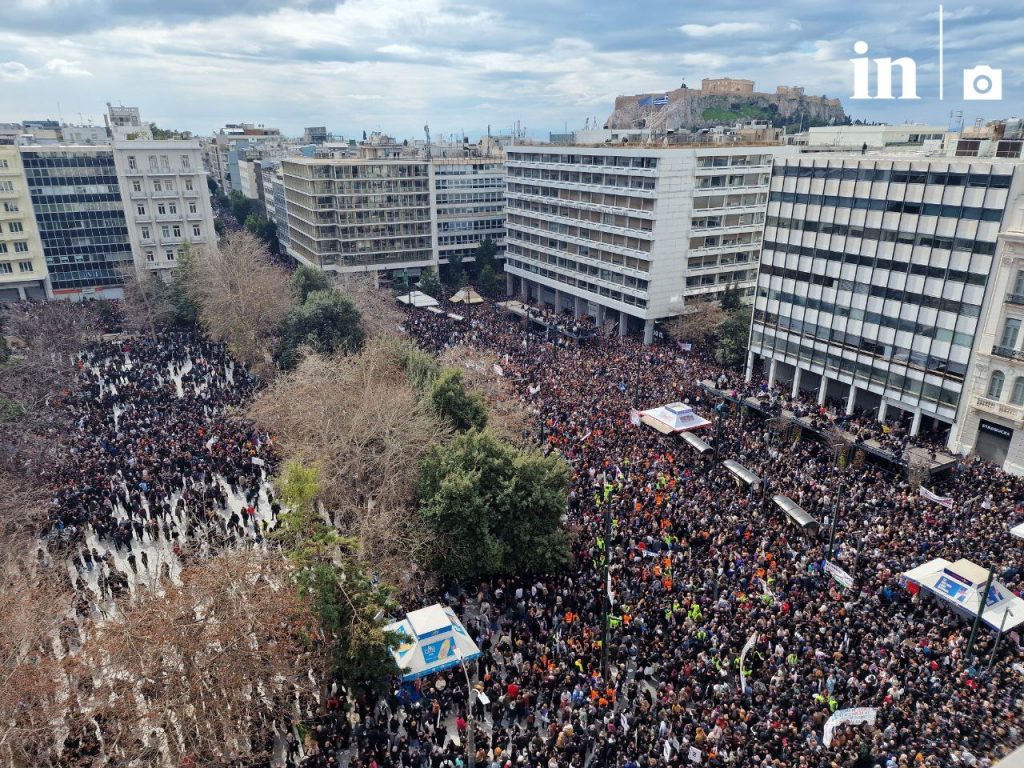 Τέμπη: Έγραψαν ιστορία οι πολίτες σε όλη την Ελλάδα – Οι μεγαλύτερες συγκεντρώσεις όλων των εποχών