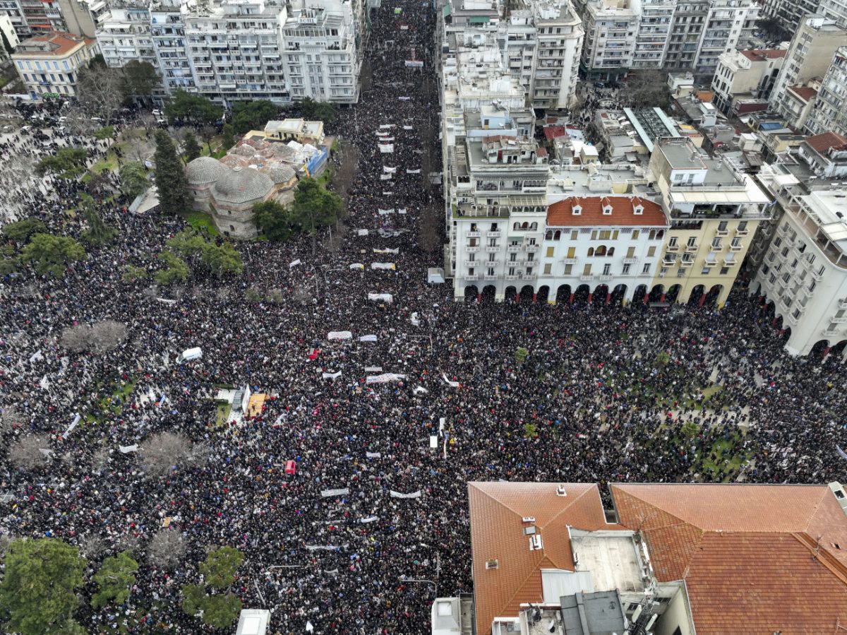 Μεγαλειώδης συγκέντρωση για τα Τέμπη στη Θεσσαλονίκη – Βίντεο και φωτογραφίες από drone