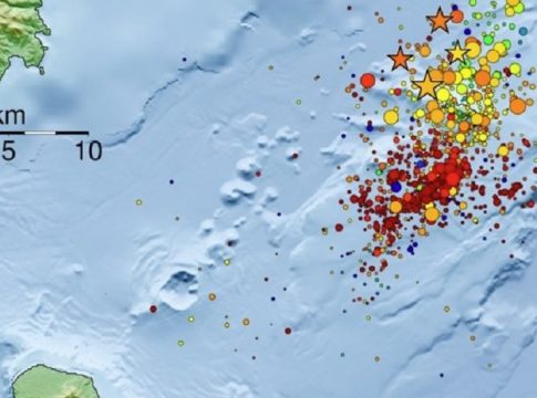 ΕΚΠΑ: Ανάλυση από το Εργαστήριο Σεισμολογίας για την Σαντορίνη – Η εξέλιξη της σεισμικής δραστηριότητας