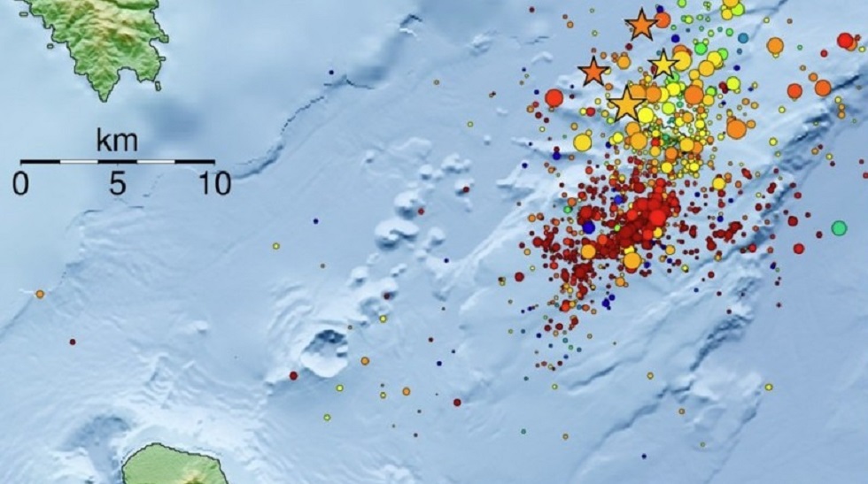 ΕΚΠΑ: Ανάλυση από το Εργαστήριο Σεισμολογίας για την Σαντορίνη – Η εξέλιξη της σεισμικής δραστηριότητας