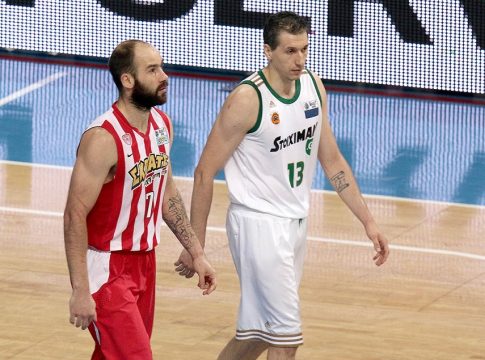 Η Euroleague προαναγγέλλει το Ολυμπιακός-Παναθηναϊκός με Σπανούλη και Διαμαντίδη (pic)