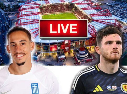 LIVE: Ελλάδα – Σκωτία